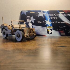 Plaque Immatriculation USA Mc Auliffe NUTS!