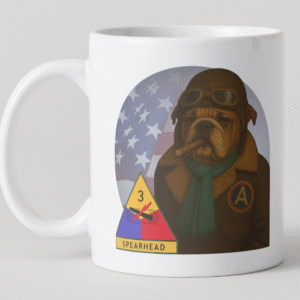 Mug Céramique 300 ml – Édition “Spearhead Bulldog”
