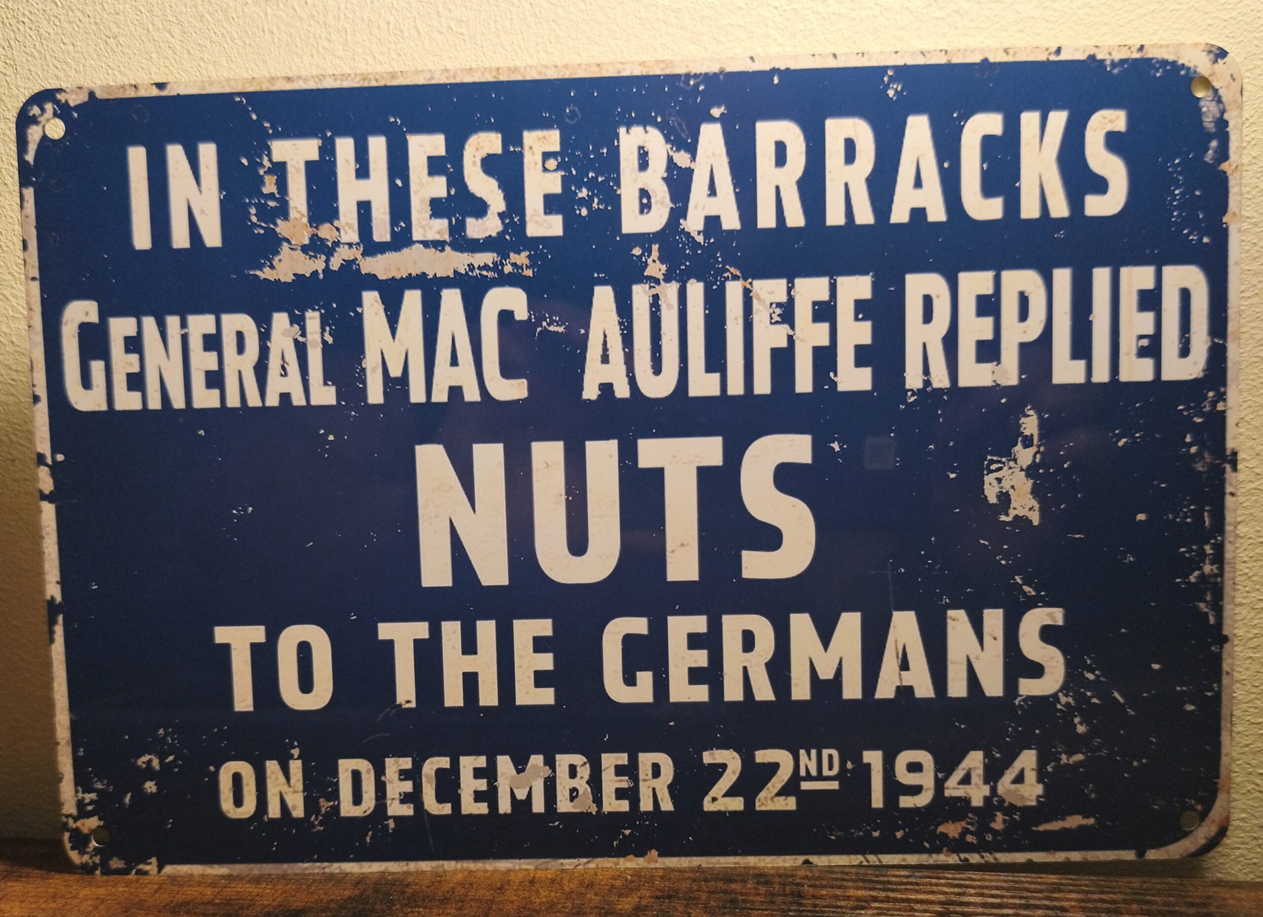 NUTS to the Germans” – Bataille des Ardennes