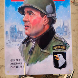 Panneau Historique – Hommage au Général Anthony McAuliffe