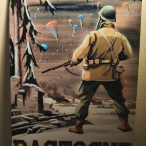 PLAQUE MÉTALLIQUE - BASTOGNE  RAVITAILLEMENT AÉRIEN (VERSION VINTAGE)